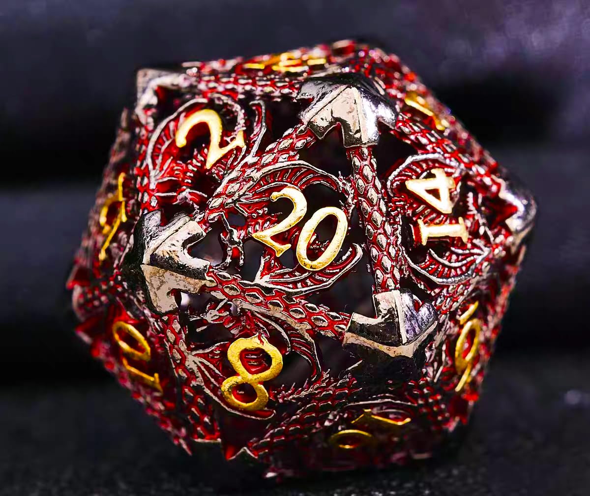 Amazon | メタルDNDダイスセット D&D ダンジョンズアンドドラゴンズ