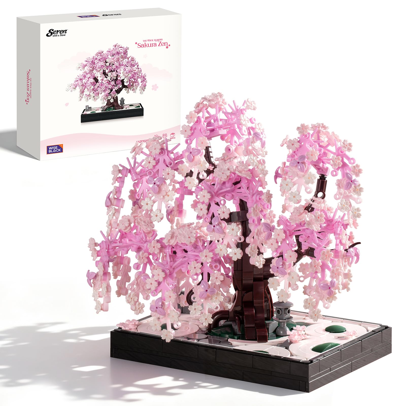 Amazon.com: Wise Block Cherry Blossom Tree Building Block Set for