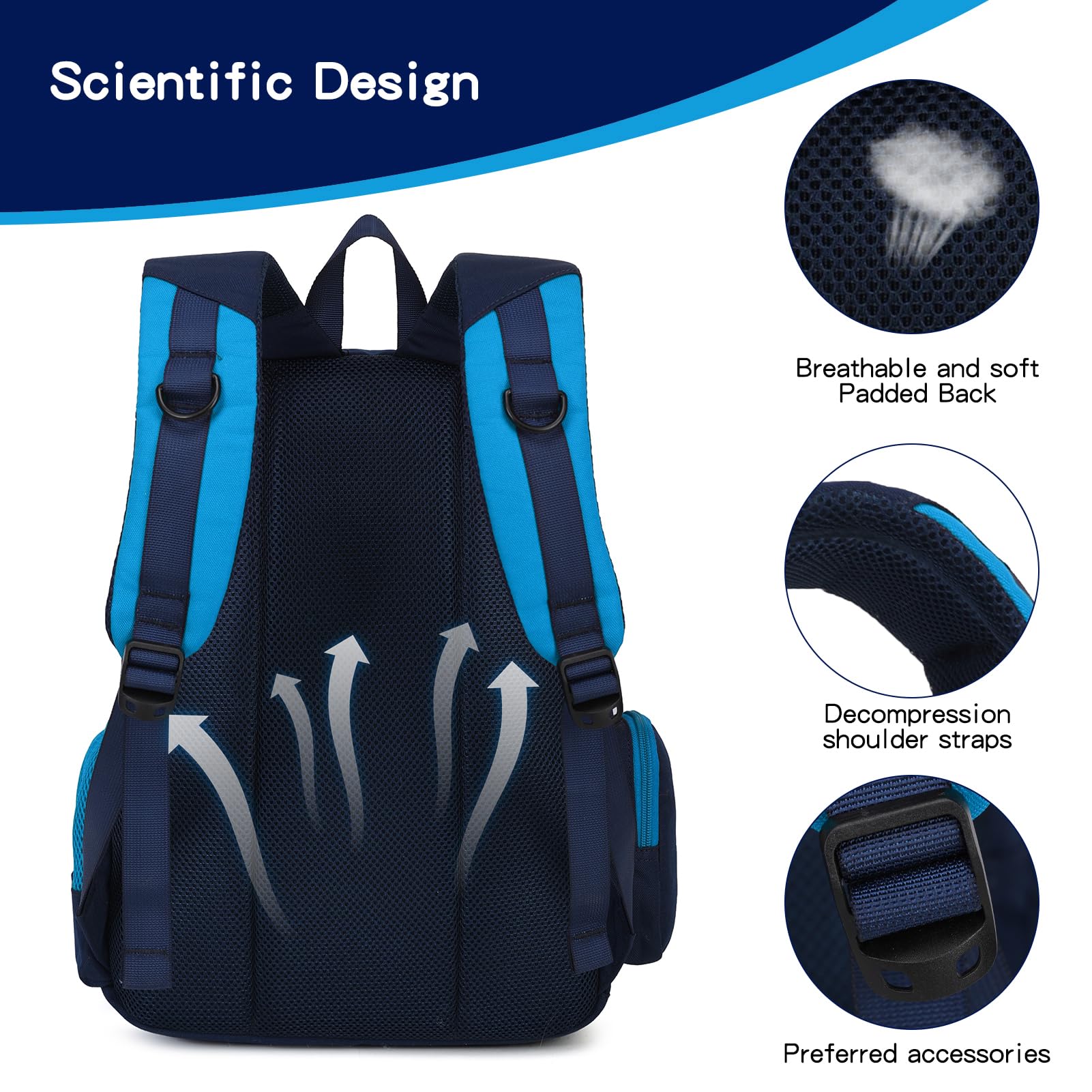 SIVENKE Zaino per Bambini per 5-10 Anni Bambini Zaino Daypack Borsa da Scuola Zaini Zaino Scuola Cartella Ragazzi Ragazze