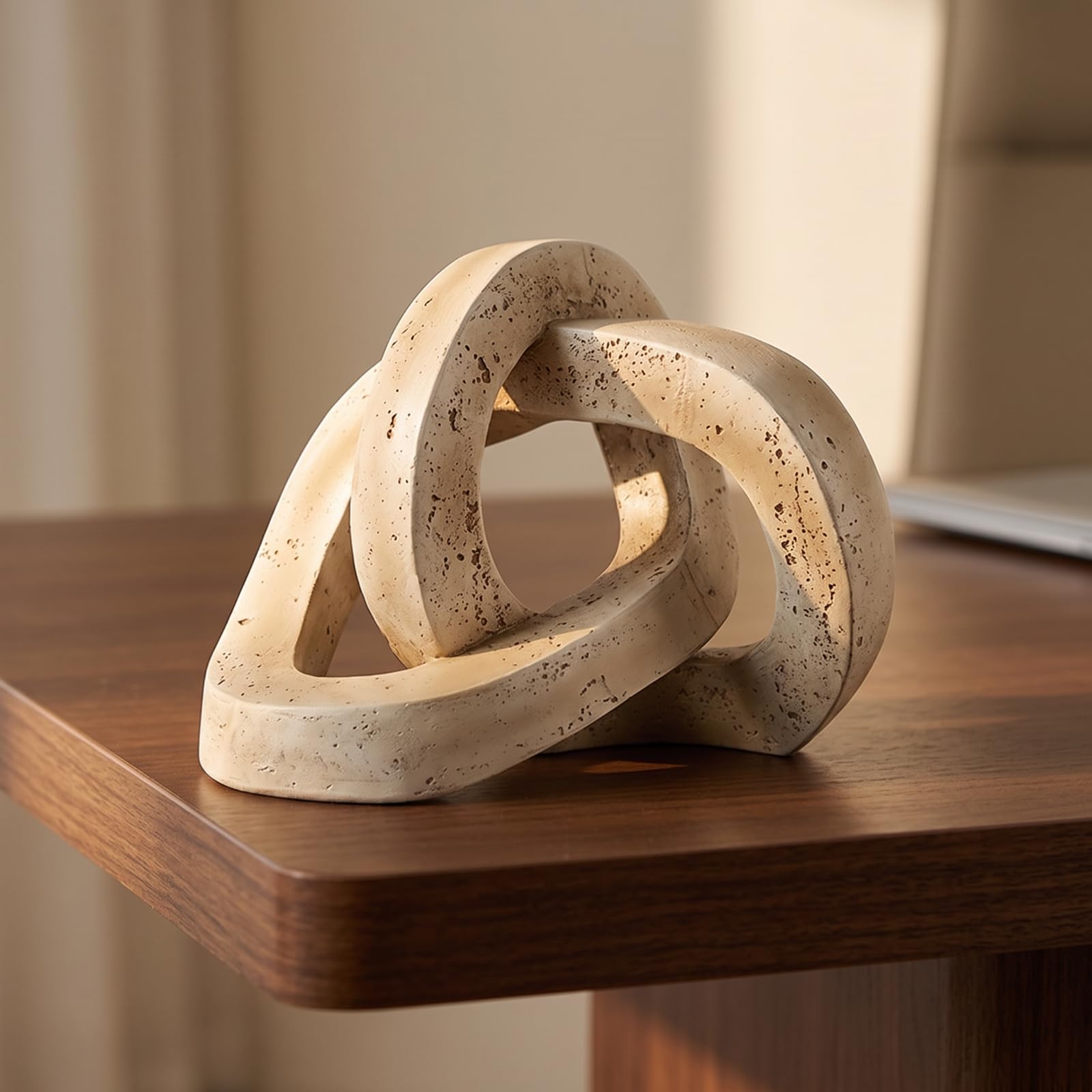 B Baosity Escultura Compacta | Nórdica, Elegante, coración, para Oficina en Casa, coradores, 23x13.8x17cm