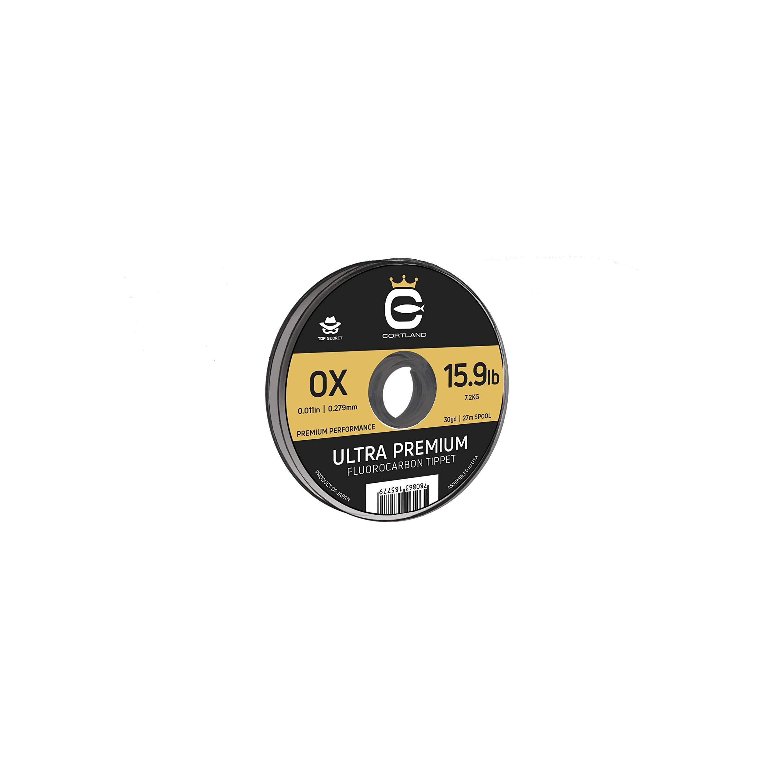 CORTLAND Ultra Premium Fluorocarbon Durable Flexible Abrasion-Resistant Trout Tippet with Plasma Finish for Freshwater | Nymphing/Dry Fly Fishing/Streamer Fishing