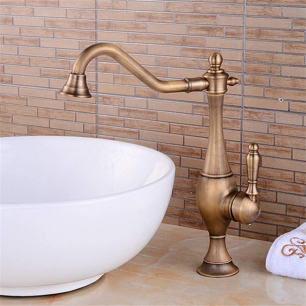 Mitigeur cuisine cuivre antique robinet évier anti calcaire eau chaude froide