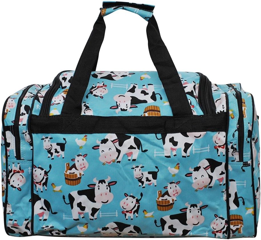 Cow In Town NGIL Canvas Carry on 20" Duffle Bag