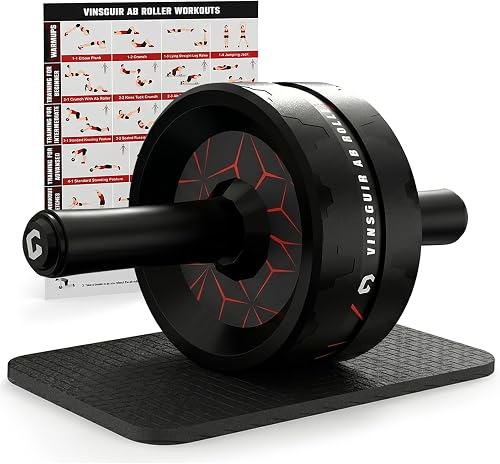 VINSGUIR VG-220TPRABR1P-BR-V1 ab-wheel, Red And Black