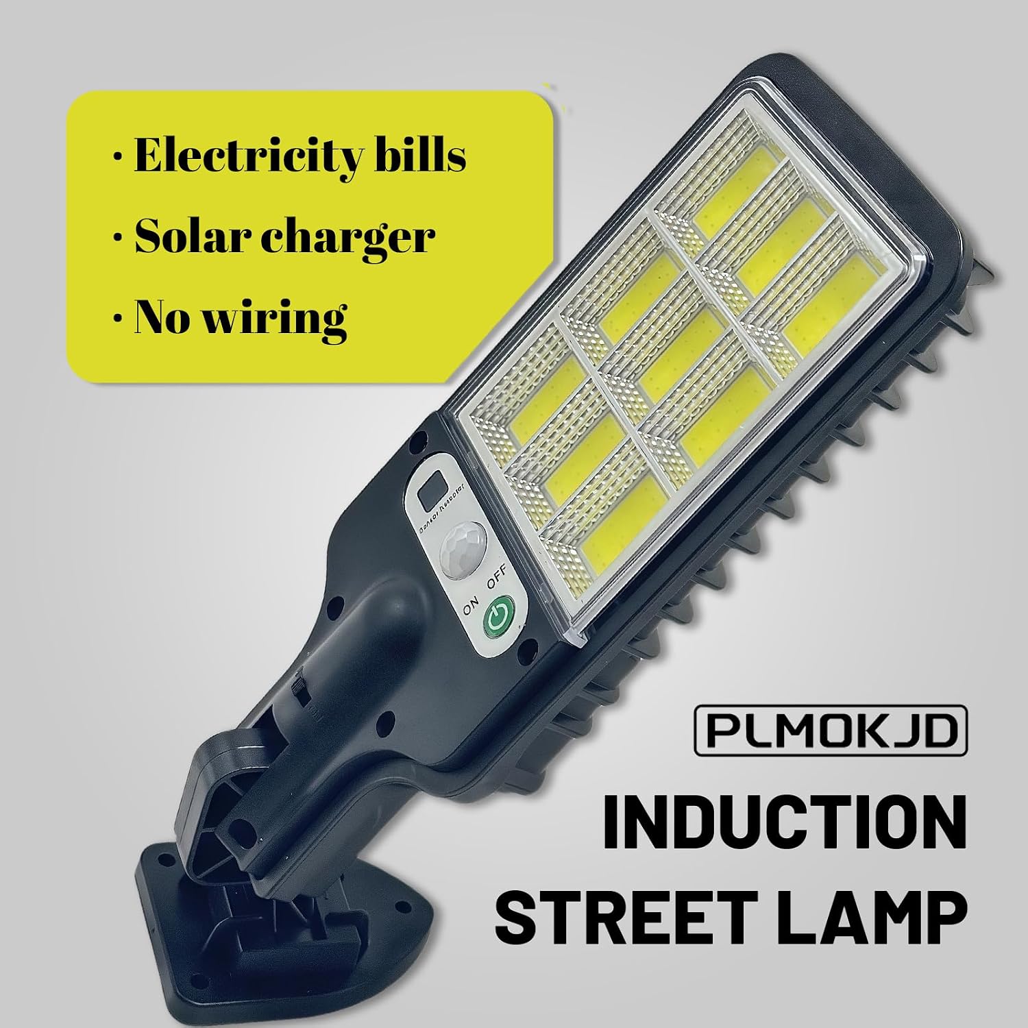 Solar Street Lights Outdoor, Solar Lights Outdoor Wide Angle Solar Flood Lights Motion Sensor Dusk to Dawn Remote Control Waterproof IP65, Parking Lot Lights Commercial for Yard(4)