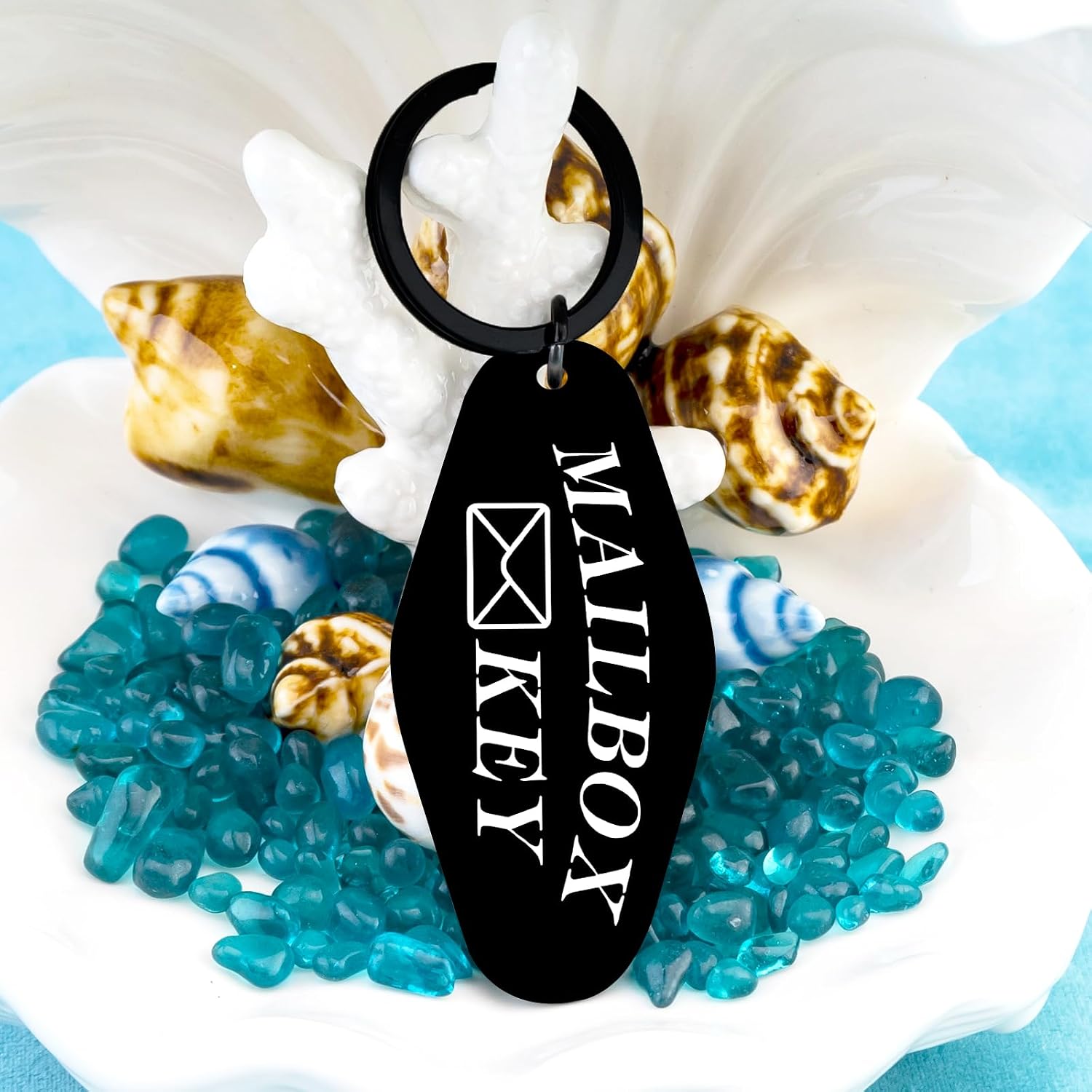 Mailbox Keychain Mail Keychain Mailboxes Key Chain Vintage Motel Keychains For Home Apartment PO Box image 5