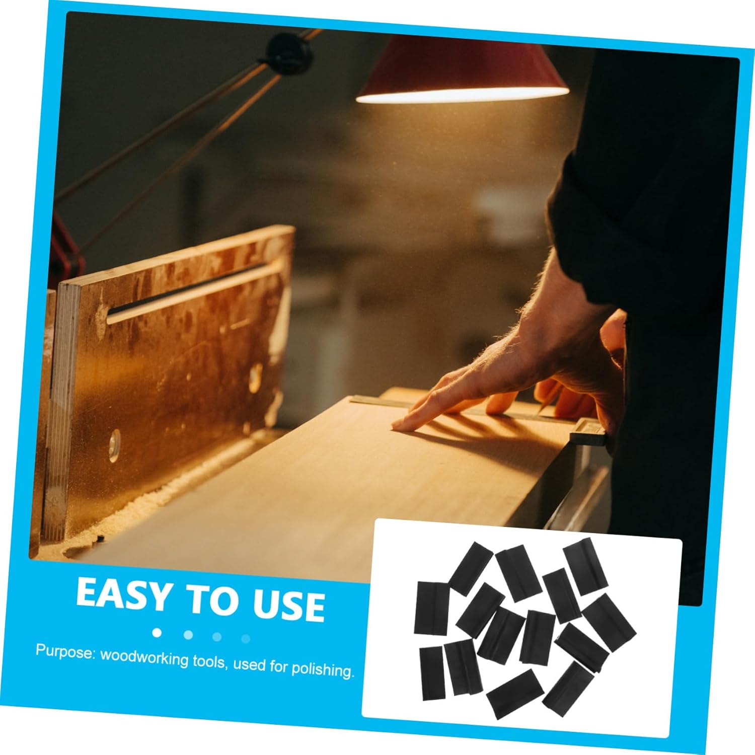 Veemoon 1Set Woodworking Sandpaper Holder with Rubber Sanding Blocks Flexible Contour Polishing Pads for Curves and Details Sanding Mat for Manual Sanding and Buffing