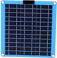 Painel Solar Monocristalino Off Grid 40W | Módulo Fotovoltaico Portátil USB Duplo à Prova d'água para RV, Barco, Trailer