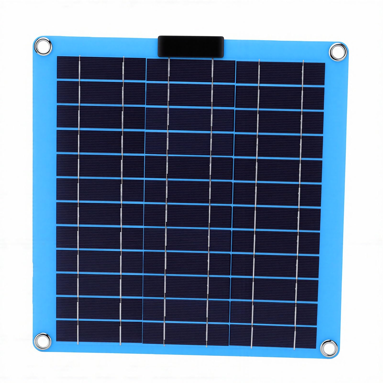 Ausla Monokristallines Tragbares Solarpanel, 40 W, Solar-PV-Modul, Dual-Typ-C-Ausgänge, Leichtes 394 G, Sonnensicheres Design für Wohnmobil, Camping, Boot, Netzunabhängiges Telefon-Tablet-Aufladen