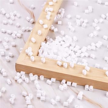 Fuse Beads 6000 Pieces 5mm White Melty Iron Beads Compatible with Perler and Hama