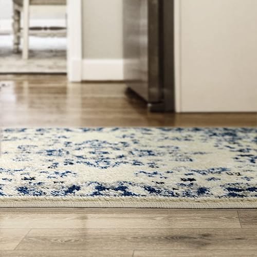 Vista 148 de Antep Rugs - Alfombra oriental de 5 x 7 con medallón tradicional para interior Siesta (beige crema, 5 pies 3 pulgadas x 7 pies)