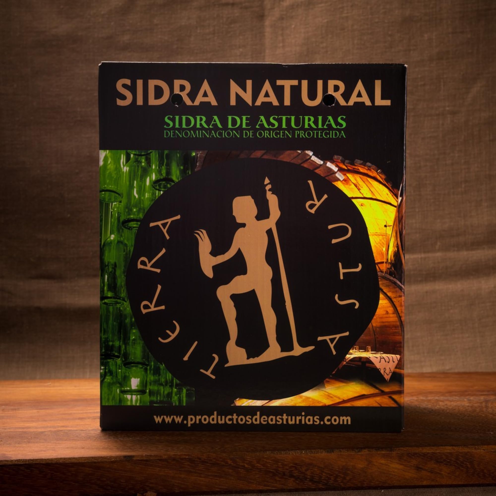 Sidra Asturiana DOP | Pack 6 Botellas 70 cl de Sidra Asturiana – 100% Manzana de Asturiana, 6% Vol