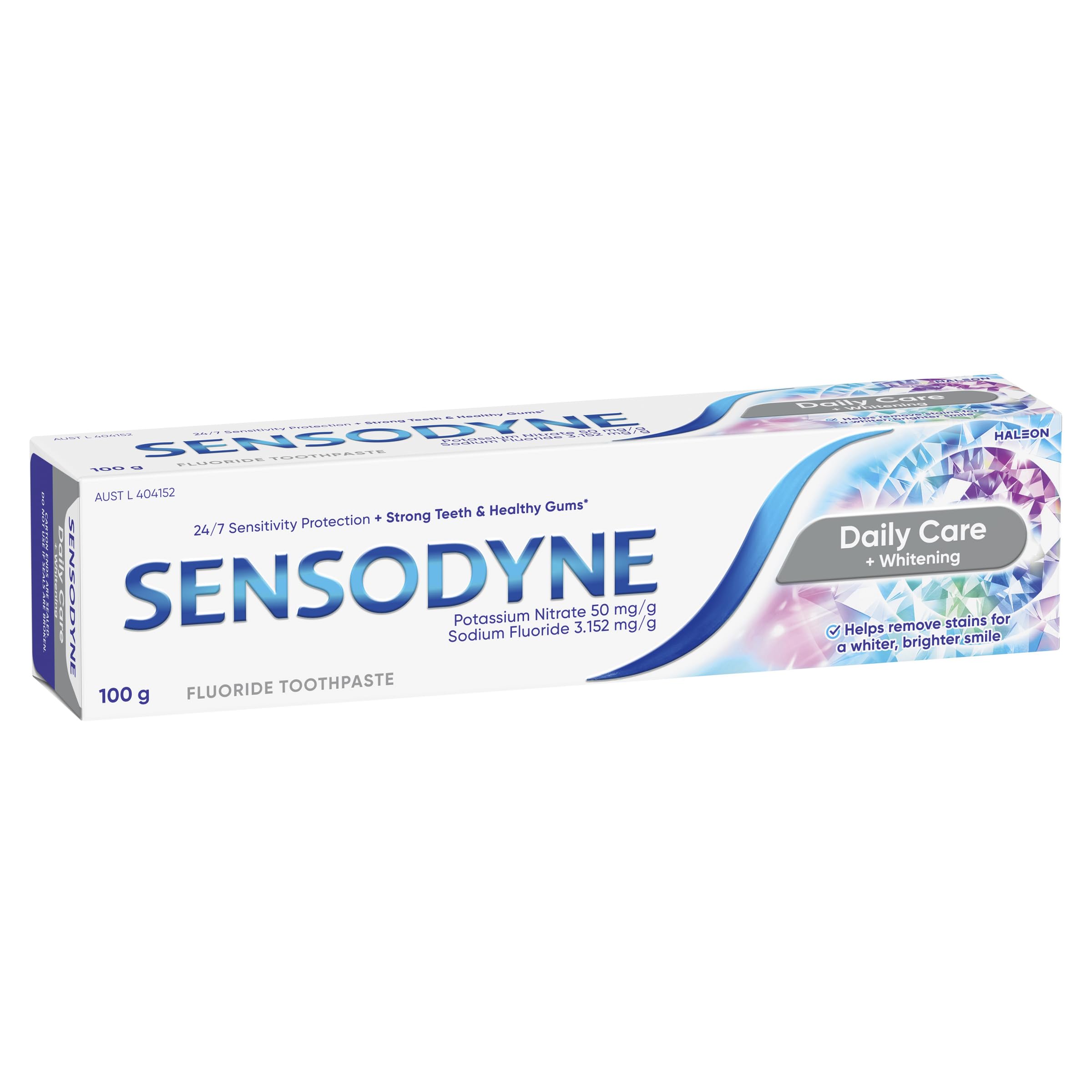 Sensodyne Daily Care + Whitening Fluoride Toothpaste, 100g