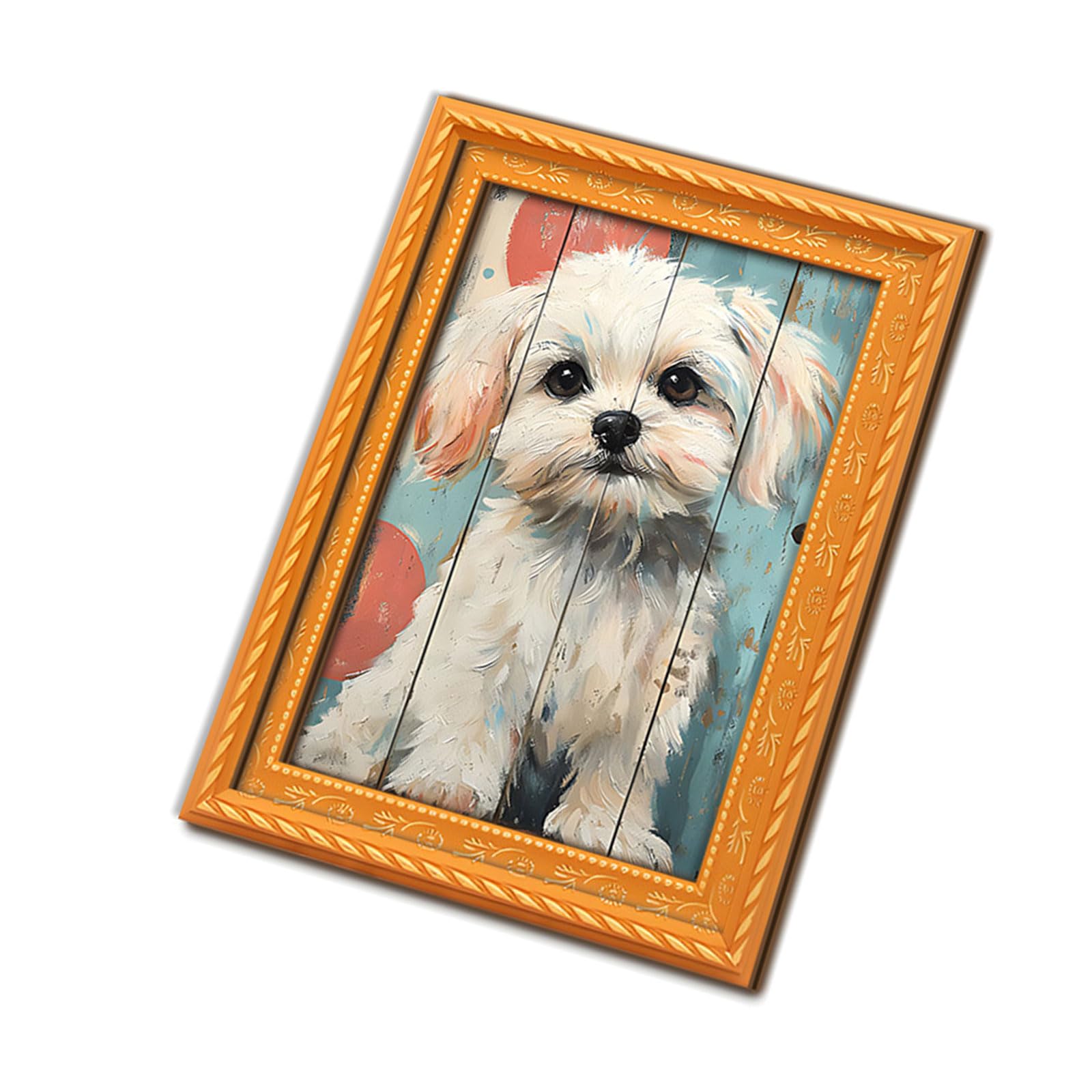 Yhplxyuus Dog Painting Pattern Soft Sticker Suitable for Mailbox, Refrigerator, Home and Offices Decoration Cats Picture Frame Refrigerator Magnets