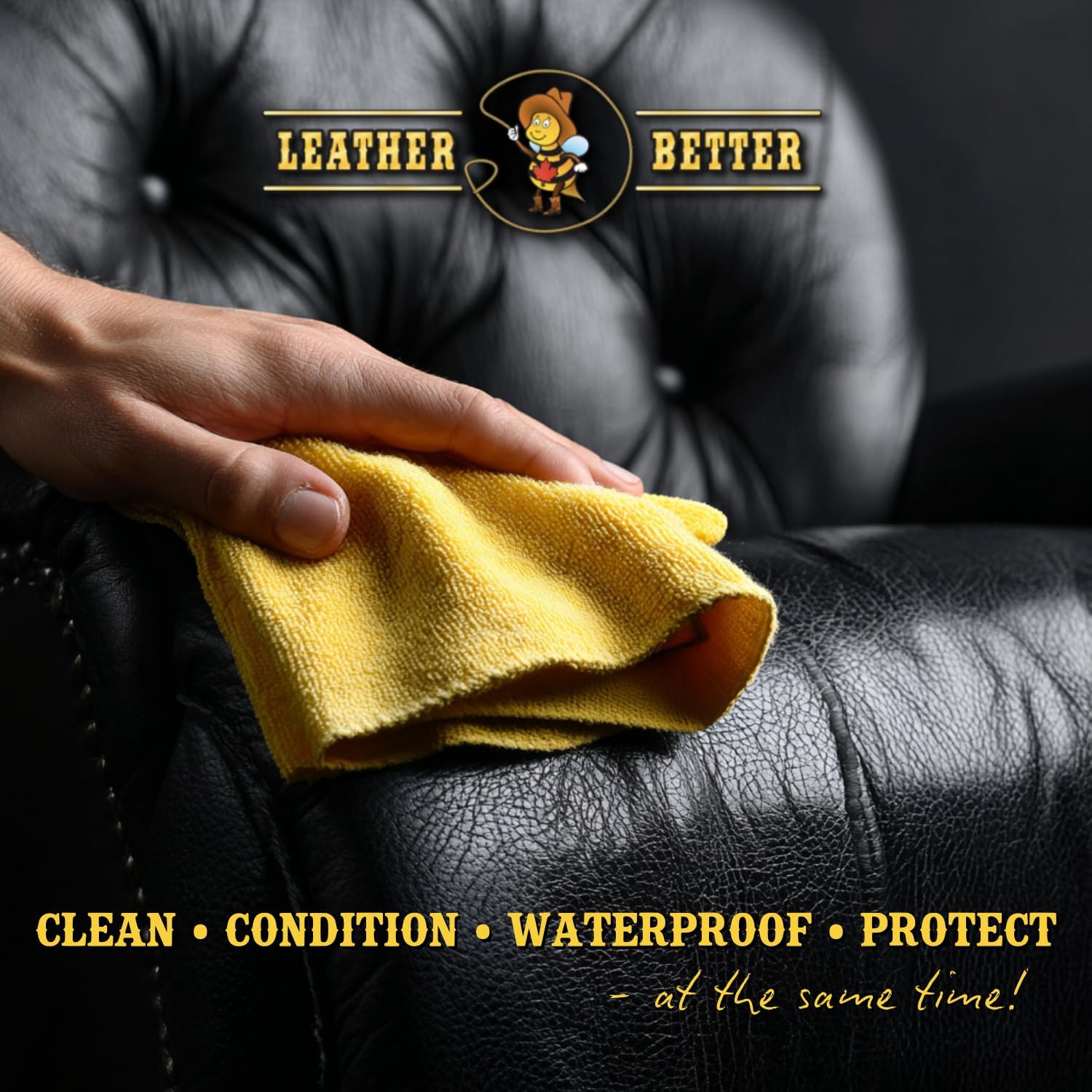 Leather Better Natural Leather Furniture Conditioner - for Boots, Shoes, Purses, Car Seats, Jackets, and Couches/Restore Moisture and Prevent Cracking / 10.04 oz - Image 2