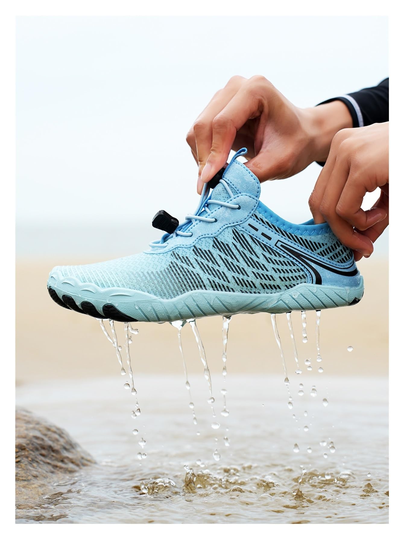 Zapatillas acuáticas descalbas Secado rápido Antideslizantes Playa natación Senderismo Gimnasio