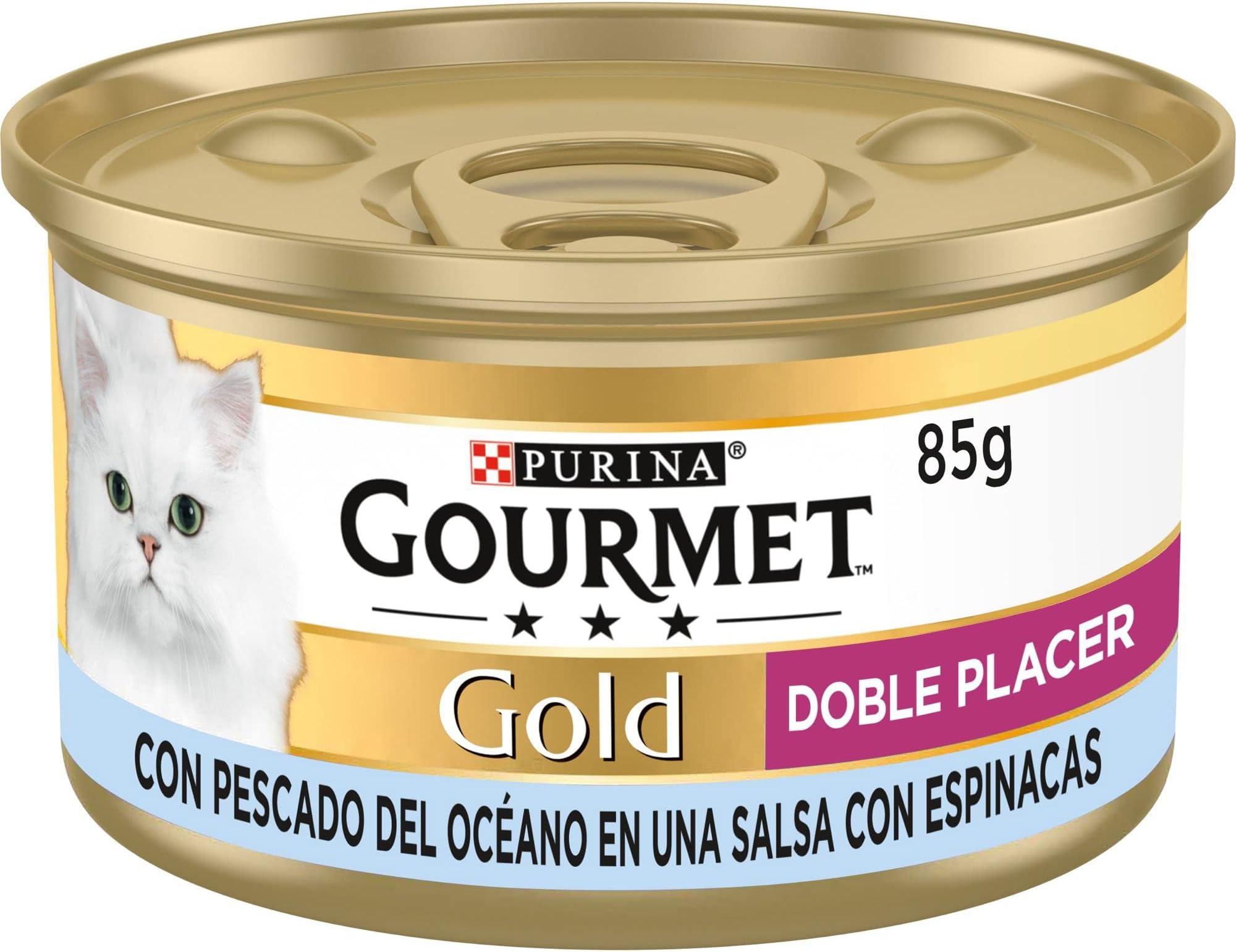 Purina Gourmet Gold Double Pleasure – Ocean Fish Adult Cat Food, 85 g, Pack of 24