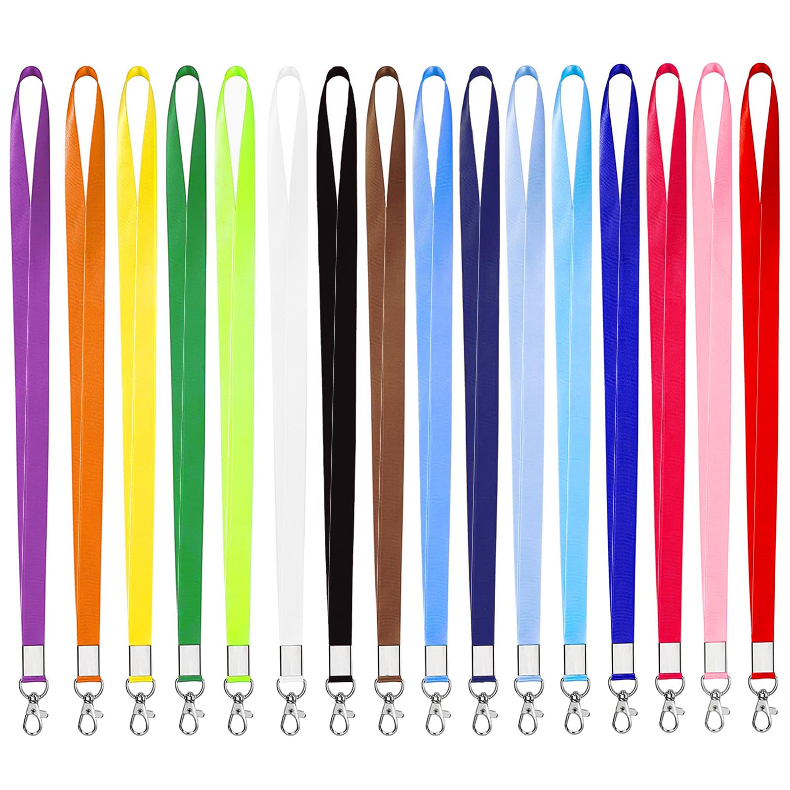 Portabadge Collo Giantree Porta Badge Identificativo Con Cordino, Porta Badge Retrattile Con Motivo Floreale Con Gatto - Foto 5