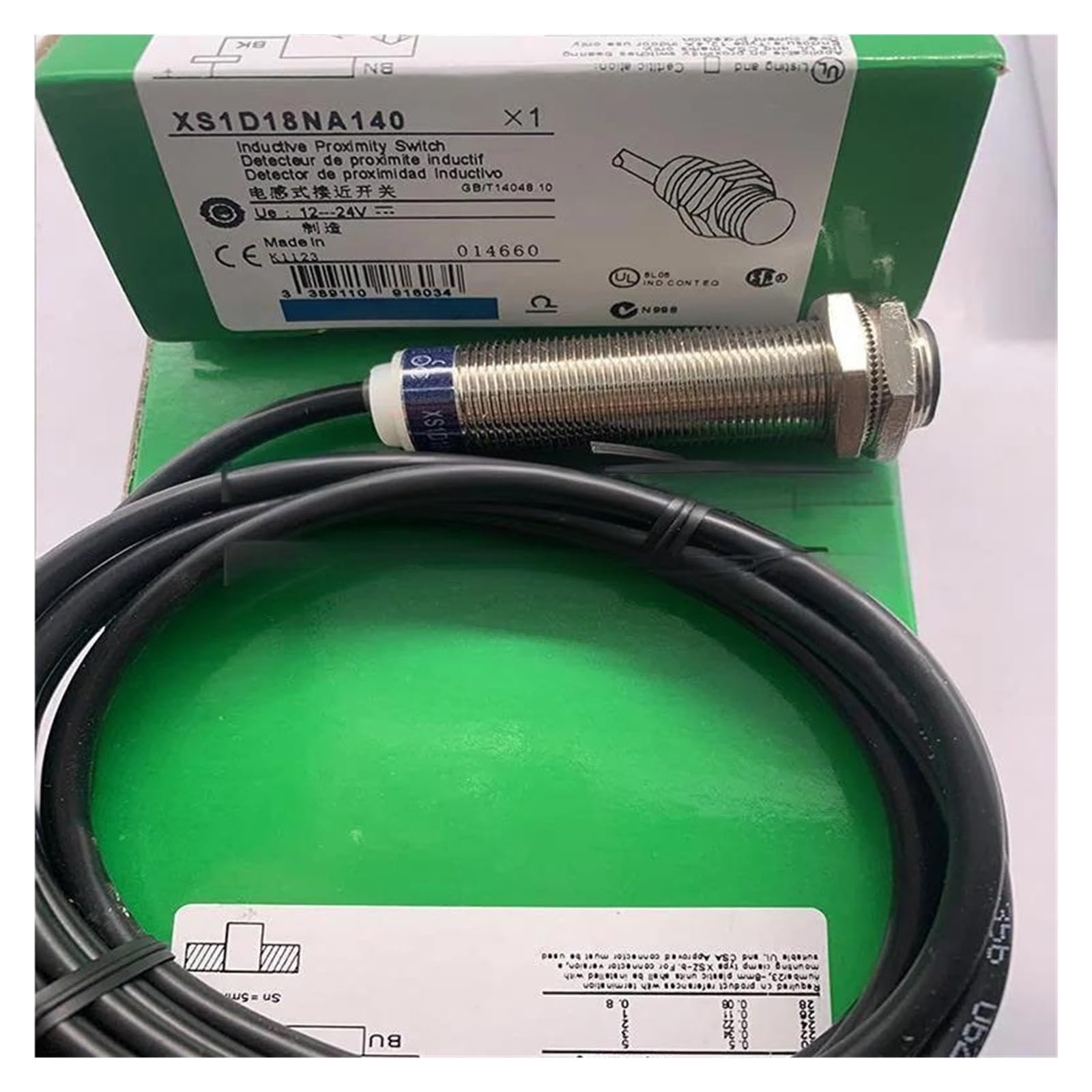 Capteur de proximité XS530BSDAL5 pour automatiser l'atelier textile