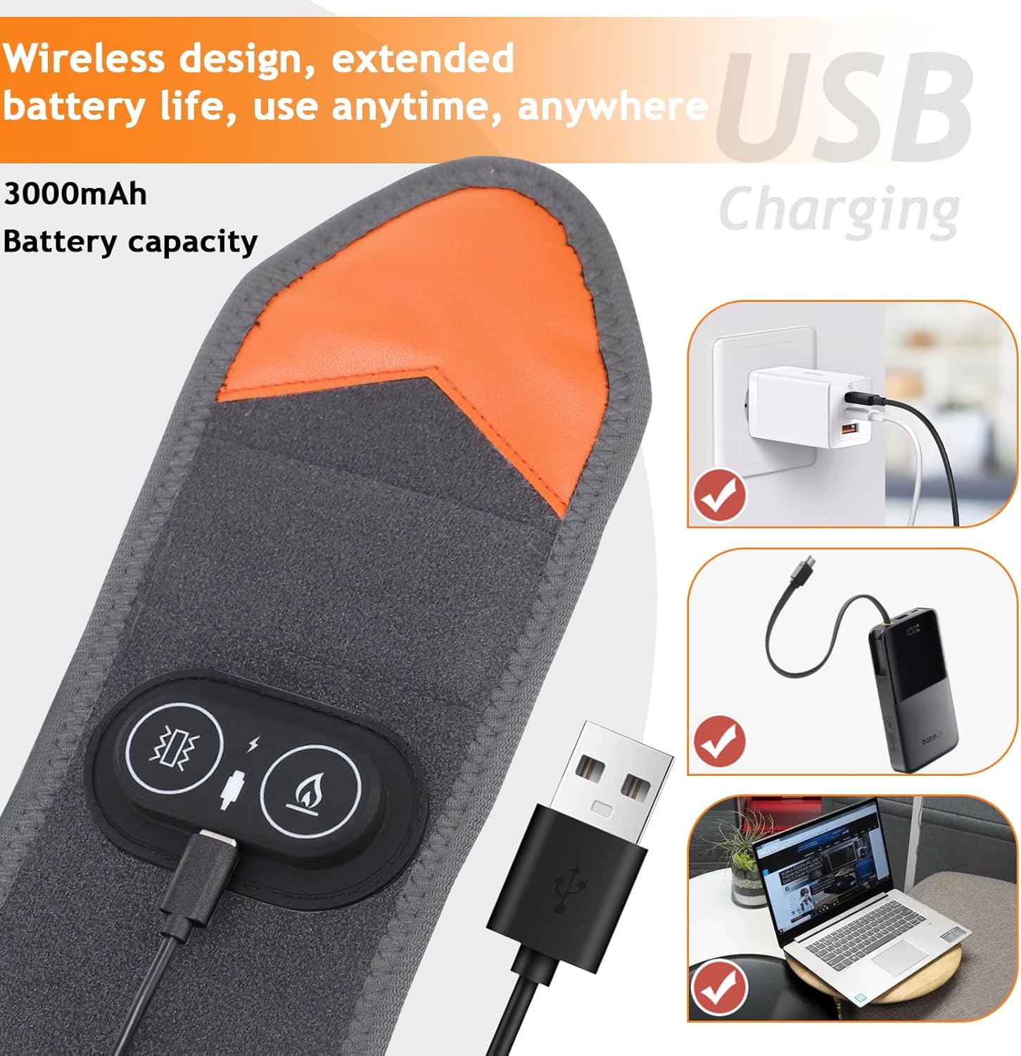 Red Light Therapy for Wrist,Portable 660nm/850nm 36 Red Light Beads Red Light Therapy for Hands with Three-Level Light Adjustment Function and Vibration Massage Effect,Therawrap for Carpal Tunnel