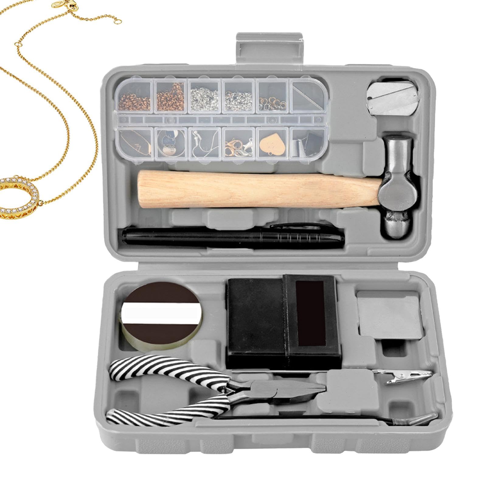 Strumenti per la produzione di gioielli, kit di riparazione di gioielli Kit | Forniture di artigianato per perline per perline per pinzette fatte a mano per ad