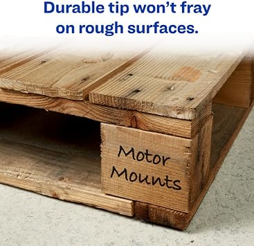 Avery Marks A Lot Permanent Markers, Regular Desk-Style Size, Chisel Tip, 2 Black Markers (07902)