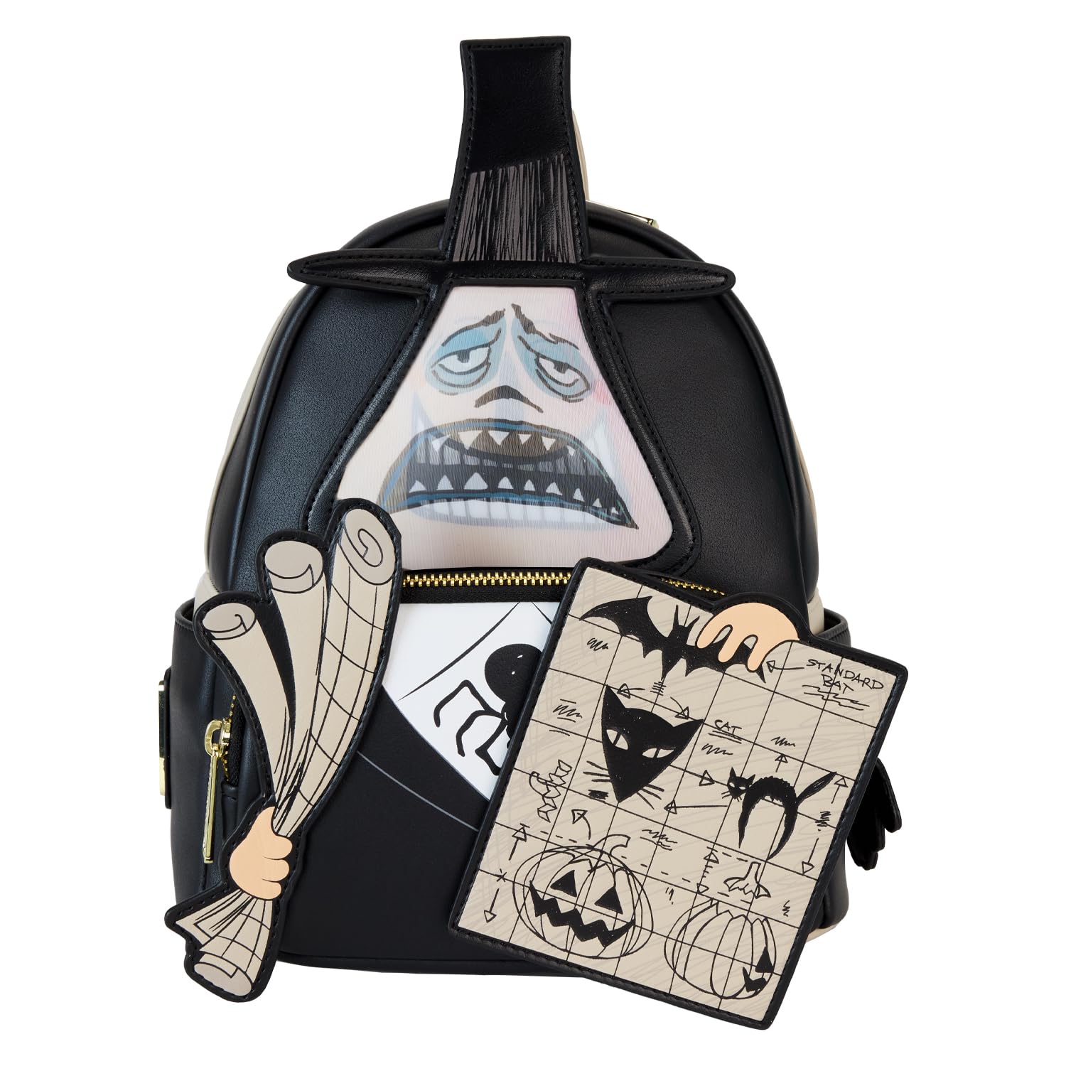 LoungeflyThe Nightmare Before Christmas Mayor with Plans Cosplay Lenticular Mini Backpack