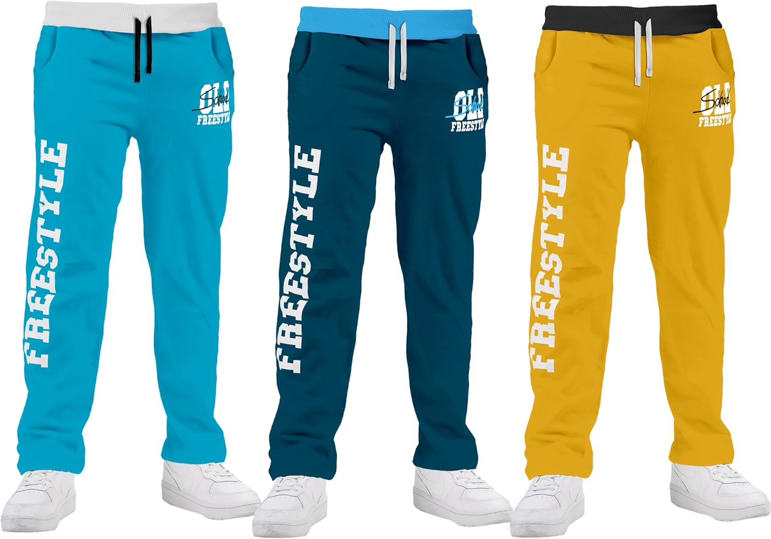 workout pants for boys, regular fit, medium height