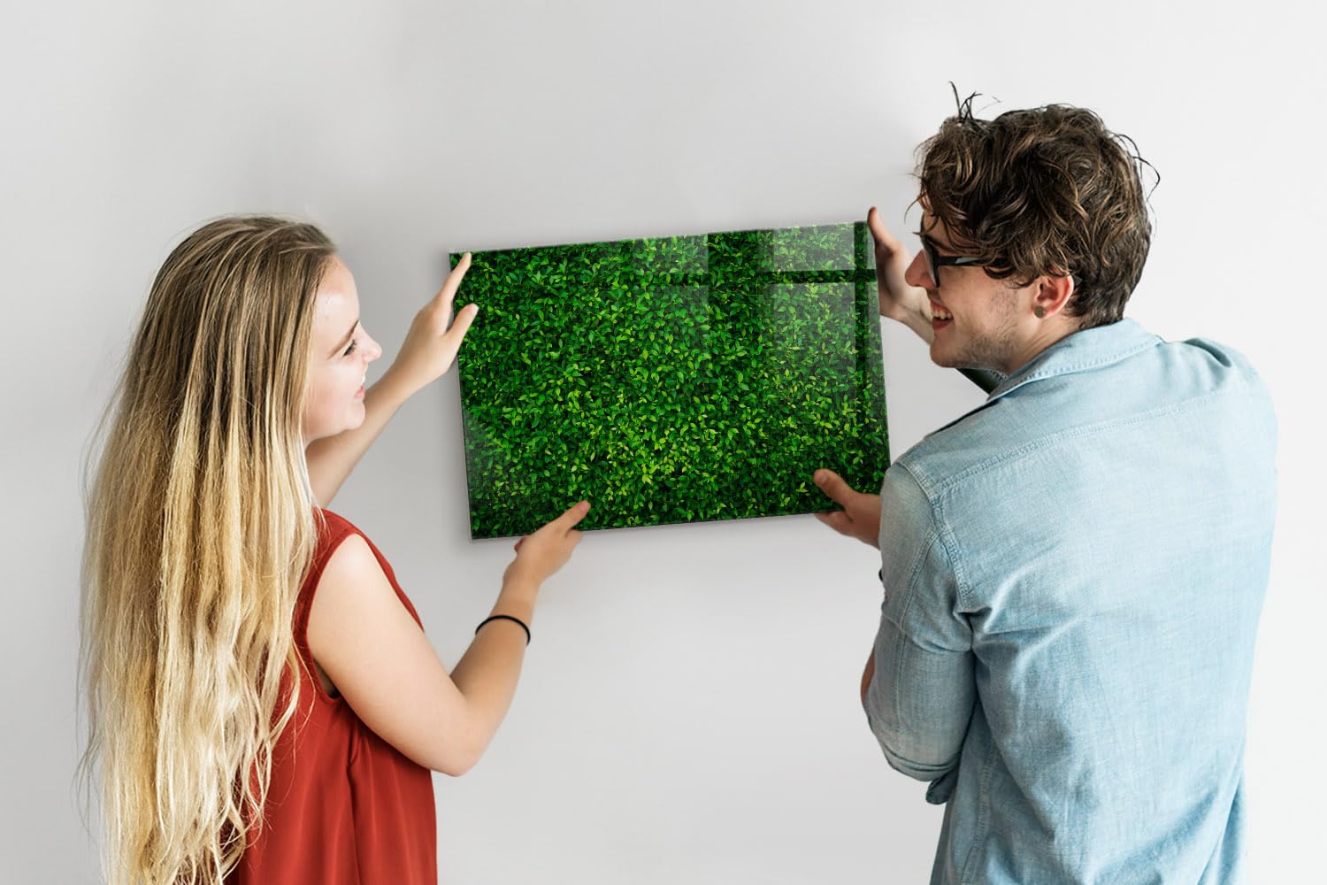 Pizarra Magnética de Notas de Metal y Vidrio 60x40 Seto de hojas | Tablero Imantado | Cristal Templado | Mural de Pared | Placa de Acero | Cartelera Informativa | Organizador de Tareas