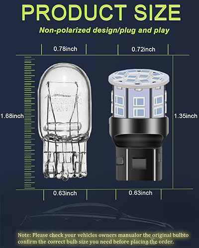 Miniatura 10 de 1157 - Bombilla LED blanca superbrillante 2057 2357 7528 BAY15D para luces de marcha atrás de respaldo, luces traseras de freno, luces de Blanco