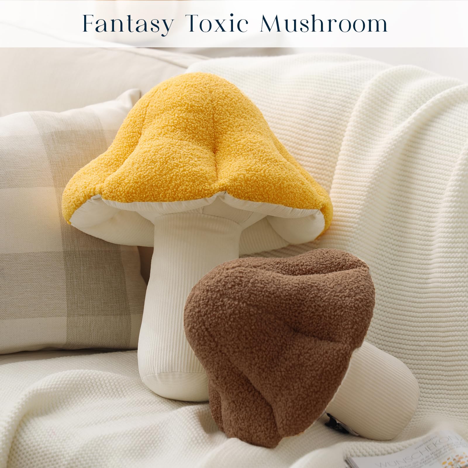 Phantoscope Cojín decorativo de forro polar suave para sofá, cama, silla, sofá, cama, silla, 33 x 30,5 cm