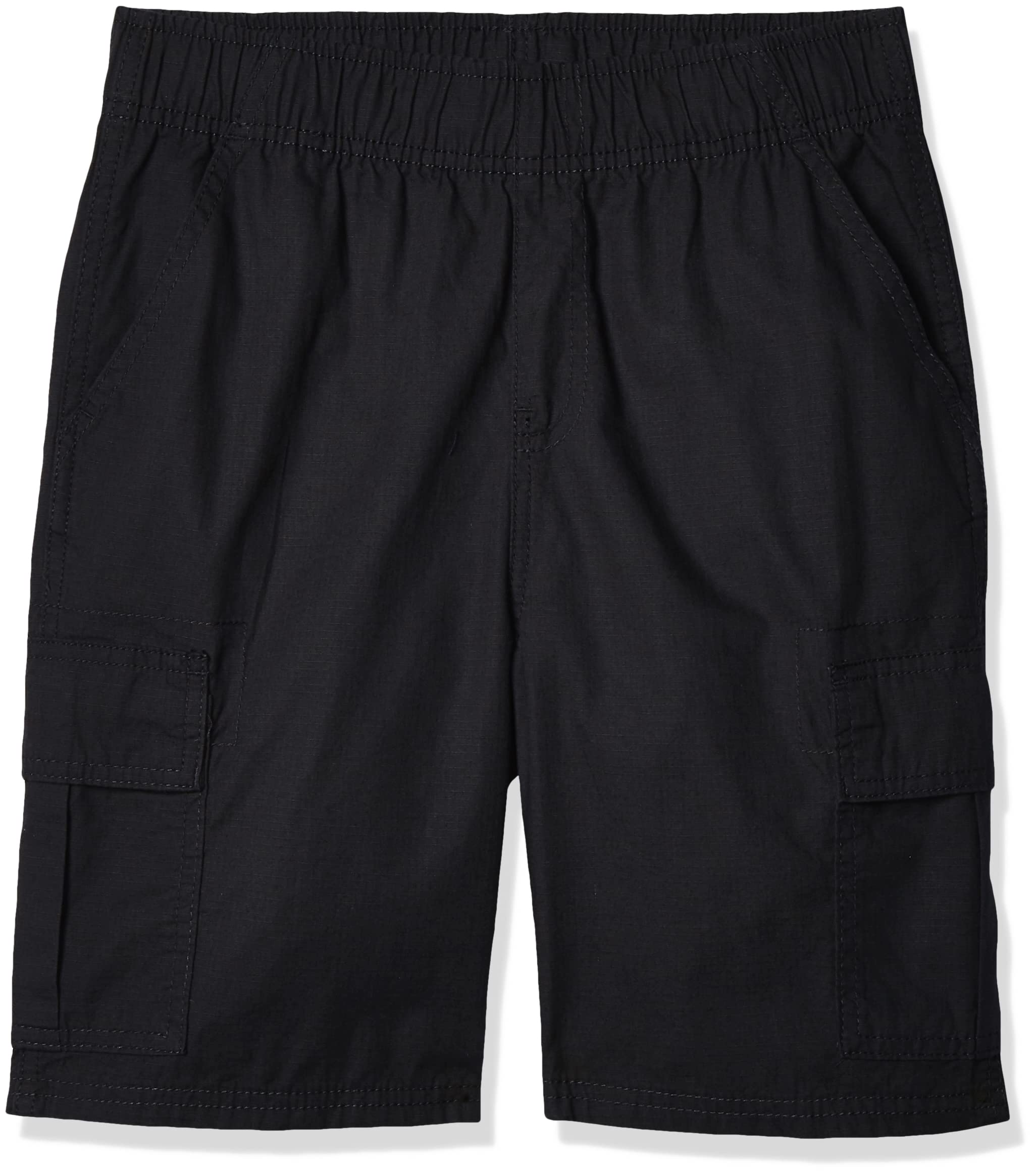 The Children's Place Boys Pull on Cargo Shorts,Washed Black Single,14