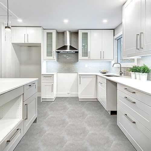 Miniatura 7 de uxcell Adhesivo de pared autoadhesivo para despegar y pegar, 10 unidades, 9 x 8 pulgadas, para decoración del hogar, cocina, baño, color marrón