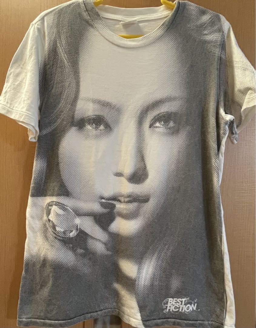 新品BEST FICTION TOUR 顔プリント Tシャツ 安室奈美恵　超レア 2025年最新】安室奈美恵 best fiction tour tシャツの人気