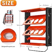 Vista 2 de Ultrawall Spray Can Holder Rack With Paper Towel Holder, Steel Wall Mounted Spray Bottle Holder, Garage Wall Mount Shelf, Utility Storage Rack, Tool