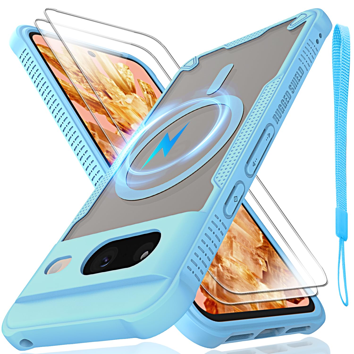 Coque Google Pixel 8 antichoc anti-rayures avec double verre 9H - 7