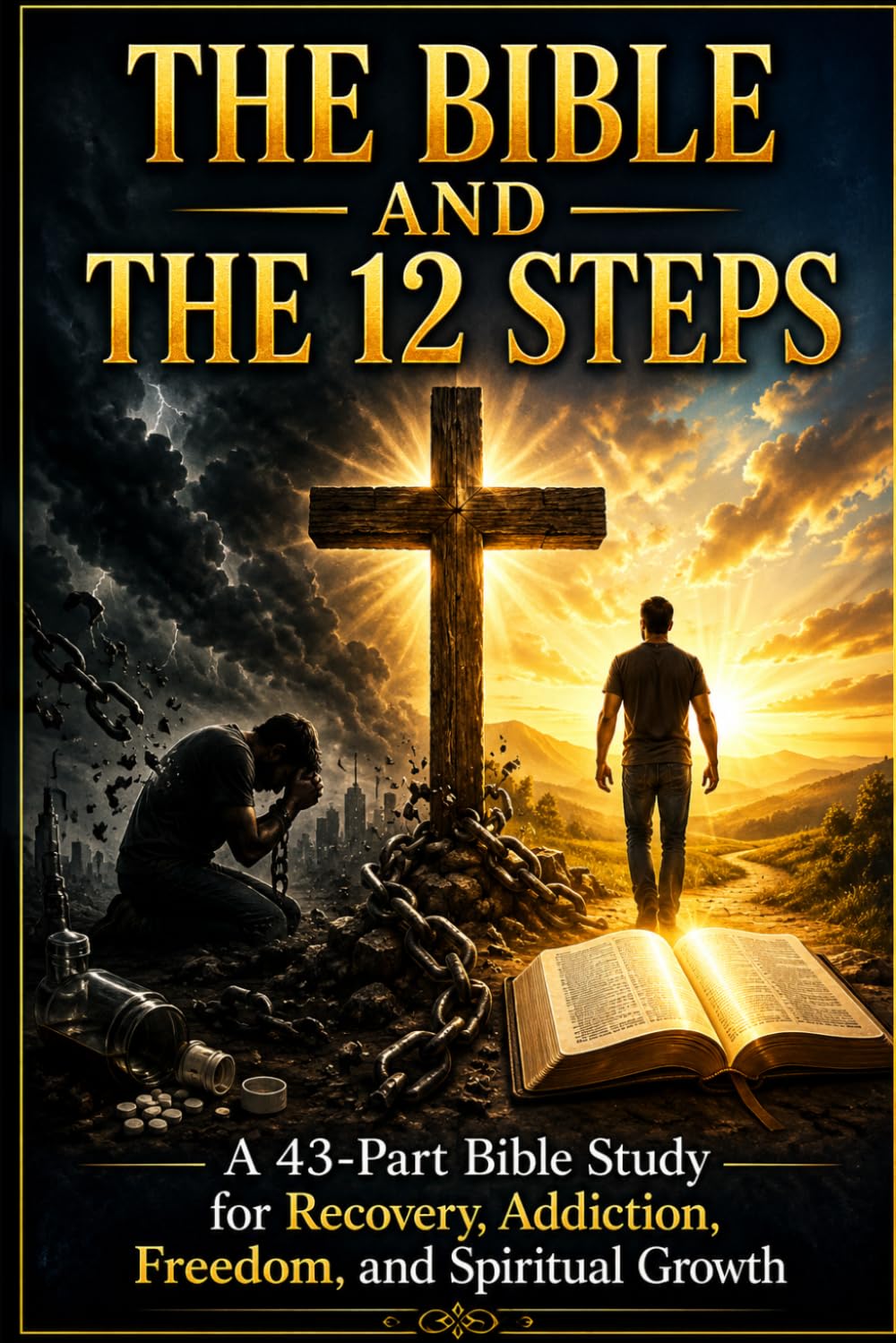 THE BIBLE AND THE 12 STEPS A 43-Part Bible Study for Recovery, Addiction, Freedom, AA , and Spiritual Growth (Bible Studies and Spiritual Growth with ... / Old Testament / God and Jesus Christ)