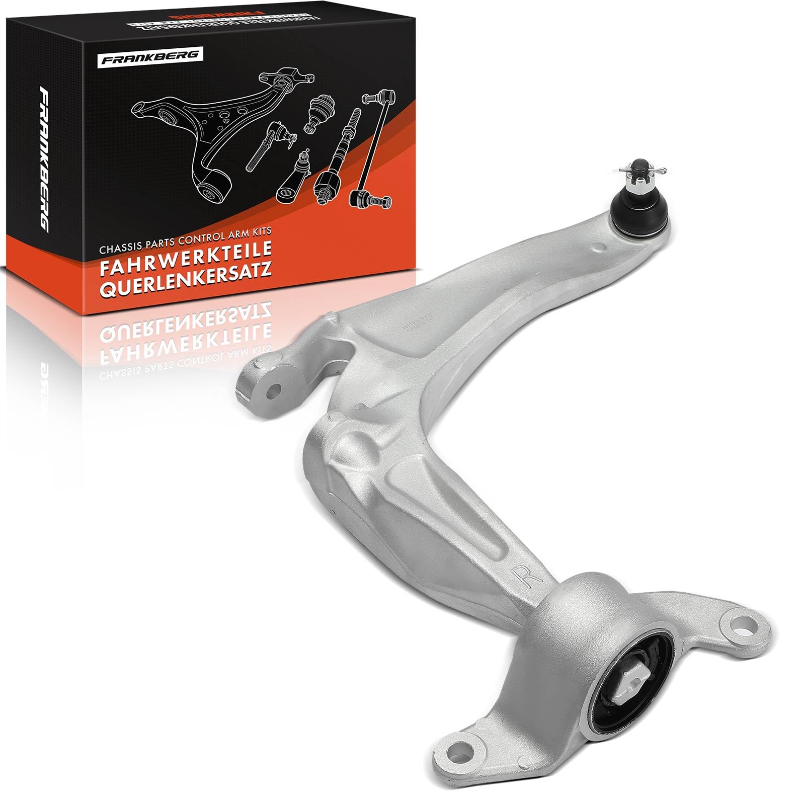 Frankberg Brazo transversal Brazo de eje Delantero inferior derecha Compatible con Civic VIII Hatchback FK FN 1.4 1.8 2.2 CTDi Type-R 2005-2012 Replace# 51350SMGE07