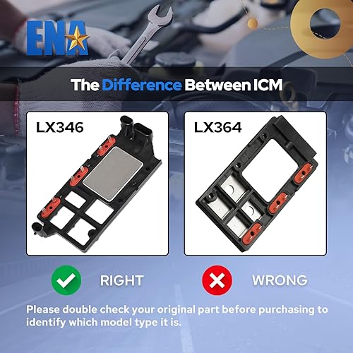 Miniatura 2 de ENA Paquete de 3 bobinas de encendido y 1 módulo de control de encendido compatible con Chevy Pontiac Buick Oldsmobile Impala Malibu Grand Prix