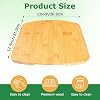 Tabla deslizante de madera maciza, compatible con electrodomésticos TM5 TM6 | Bandeja deslizante de madera maciza, superficie lisa para deslizamiento fácil, base antideslizante y superficie fácil de limpiar para mover electrodomésticos de cocina 3