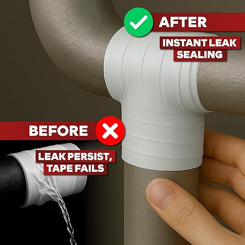 Miniatura 8 de XFasten Cinta autoadhesiva de silicona, para fusión 1 pulgada X 36 pies, Blanco