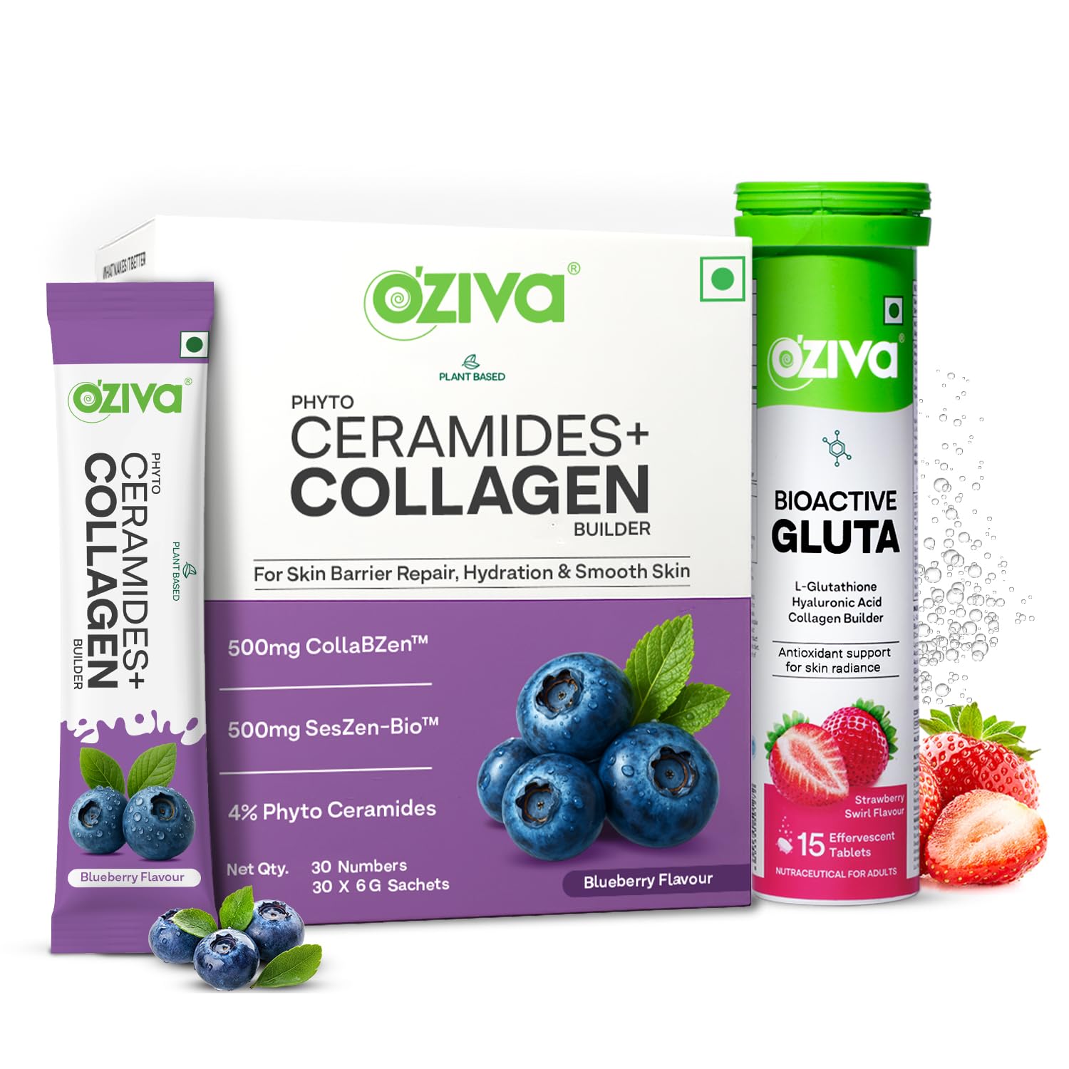 oziva glutathione powder Plant Based Builder for Skin Brightening & Reduced Pigmentation OZiva | Here's what makes