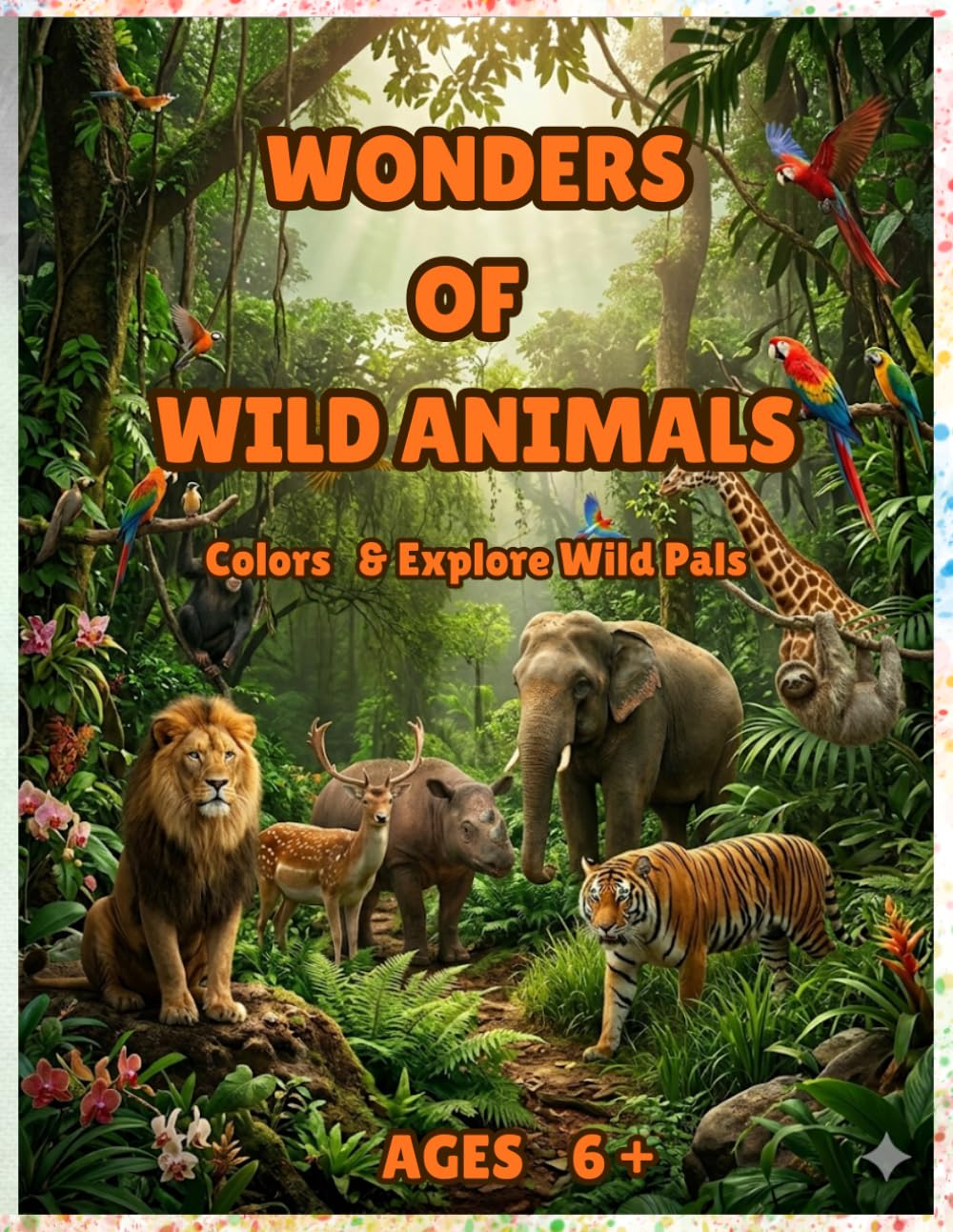 WONDERS OF WILD ANIMALS: Color and Explore Wild Pals