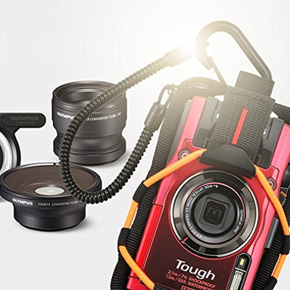 Olympus Tough TG-4 Appareil photo numérique 16,76 Mpix Écran 3" Zoom Optique 4 x Rouge