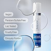 Vista 5 de Be Bodywise Rollo de suero para el crecimiento del cabello de romero de 1.7 fl oz - 3% de romero, 3% de redensilo y 2% de nuevo El suero