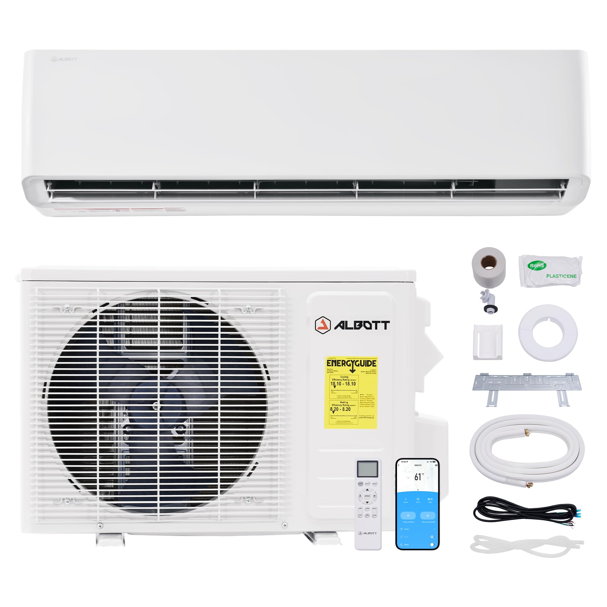 Albott 220V 36000 BTU