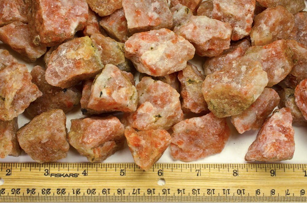 Fantasia Materials: 5 lbs Sunstone Rough Stones from India