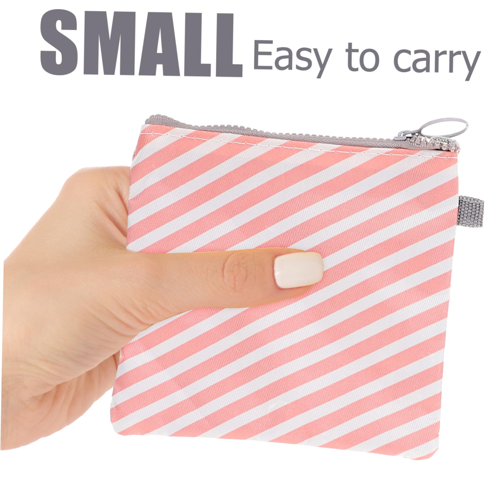 40piezas Bolsa De Almacenamiento De Toallas Sanitarias Cremallera Pack Para Mujeres y Niñas Organizador De Menstruación Para Viajes y Uso Diario