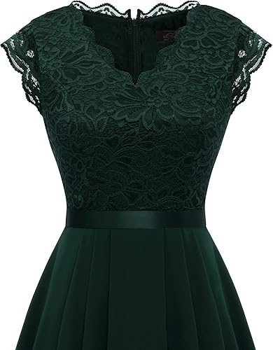 Miniatura 3 de Dressystar - Vestido de dama de honor sin mangas con cuello en V vestido para fiesta de boda