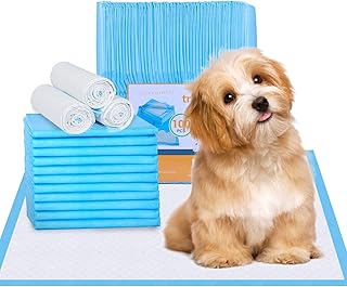 Clevinger Disposable Training Pads 60x60CM, 100PCS Pet Training Puppy Dog Pee Pads Super Absorbent & Leak-Proof, Disposabl...